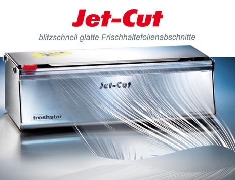 Jet-Cut Spender, Inox inkl. 1 Rol. PVC Folie 45cmx500m