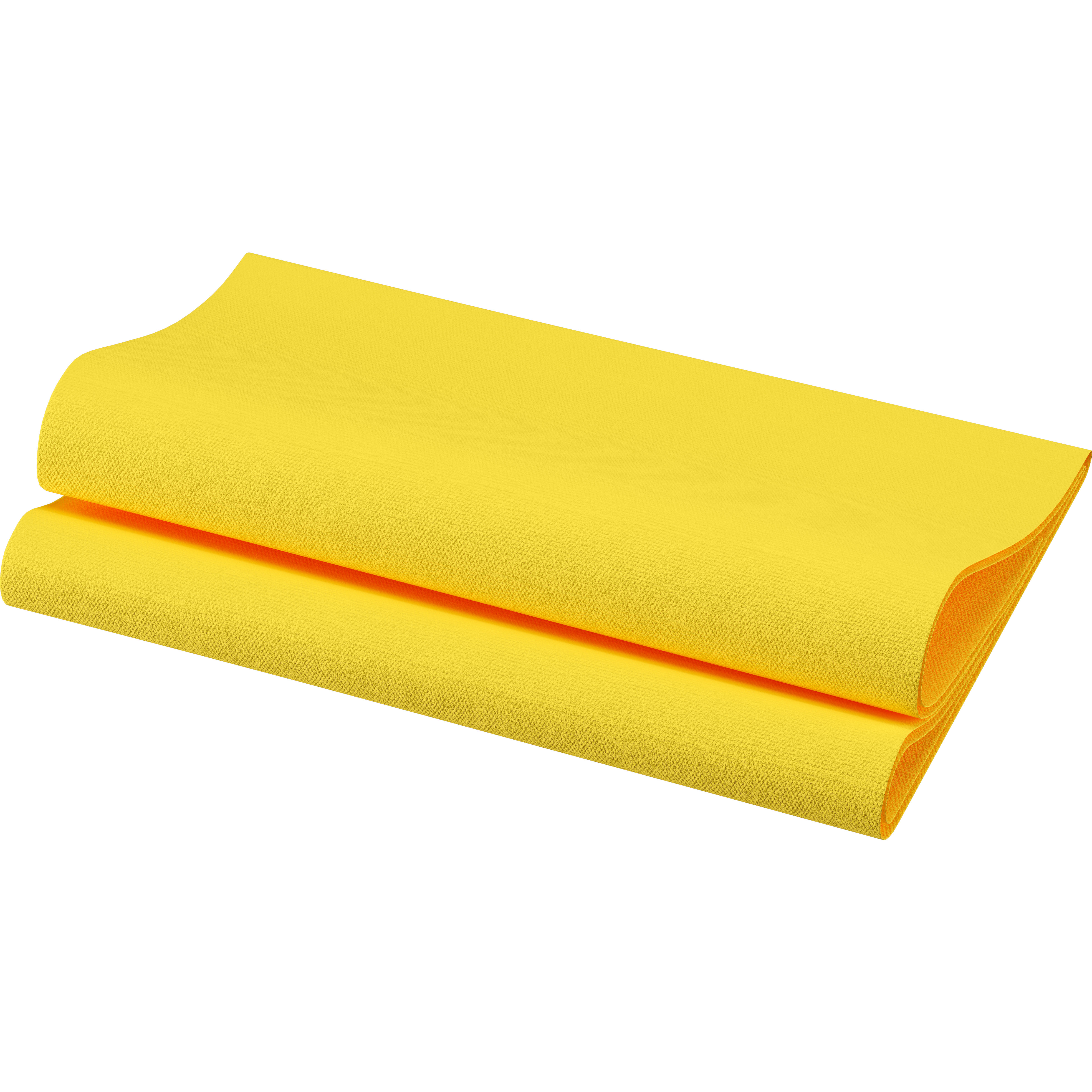 Bio-Dunisoft-Servietten 1/4 Falz, 40 x 40 cm, gelb