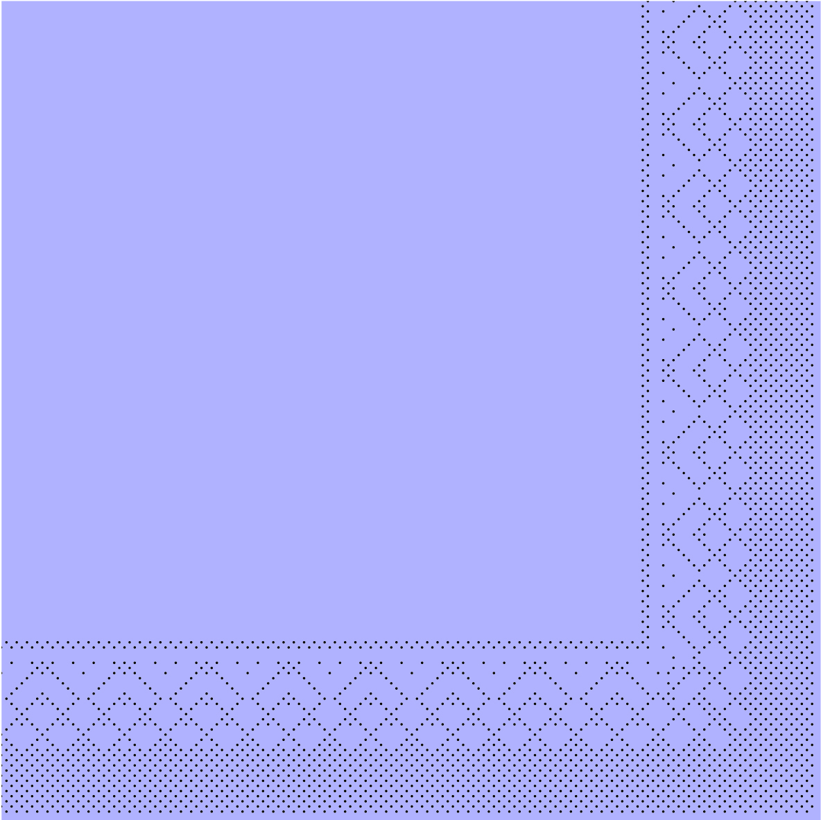 Mank Serviette 3-lagig, Tissue 1/4 Falz, 40 x 40 cm, Basic lila