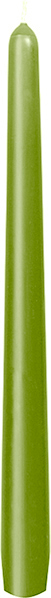 Leuchterkerzen, ca. 7h , 250 x 22 mm, leaf green