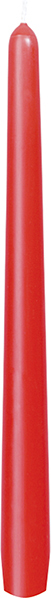 Leuchterkerzen, ca. 7h , 250 x 22 mm, rot