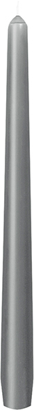 Leuchterkerzen, ca. 7h , 250 x 22 mm, granite grey