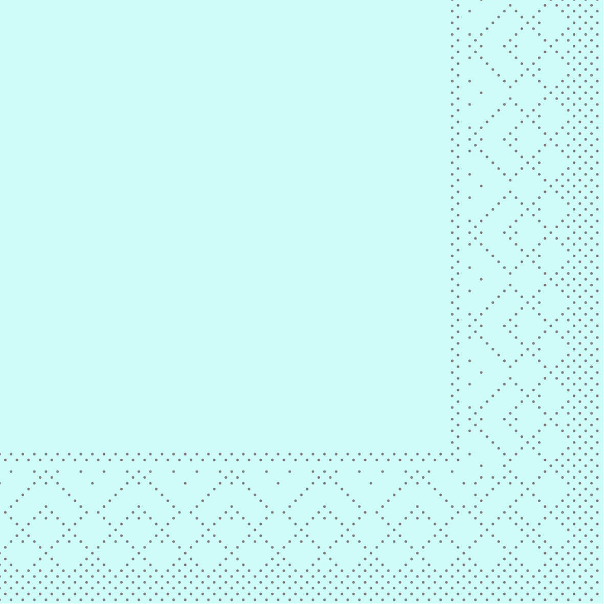 Mank Serviette 3-lagig, Tissue 1/4 Falz, 24 x 24 cm, Basic hellblau