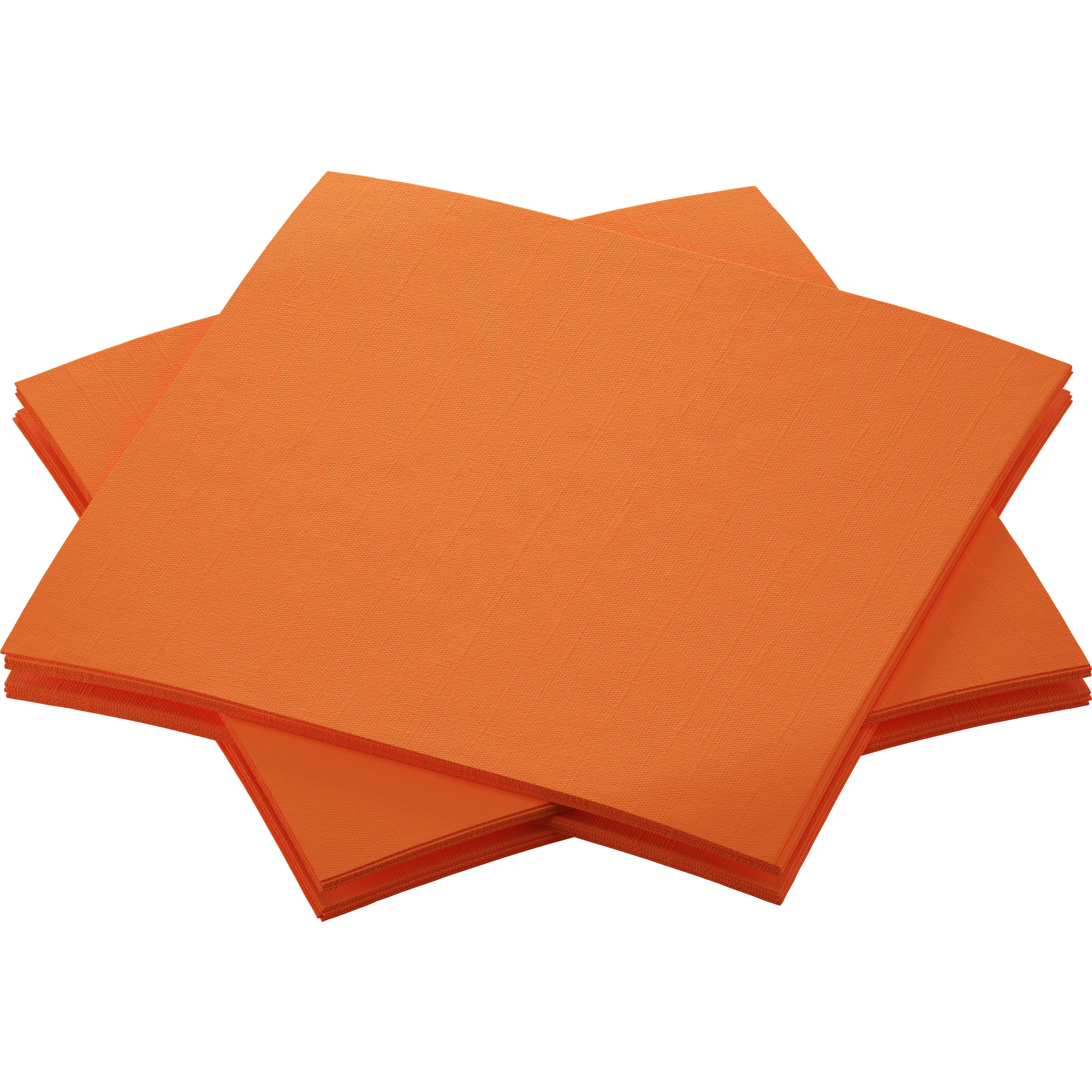 Bio-Dunisoft-Servietten , 20 x 20 cm, Sun Orange