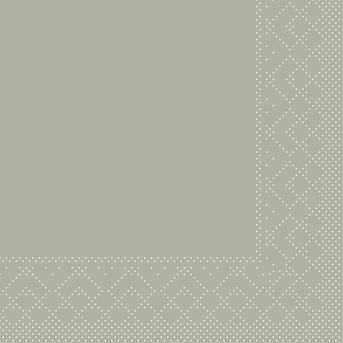 Mank Serviette 3-lagig, Tissue 1/4 Falz, 24 x 24 cm, Basic beige-grau