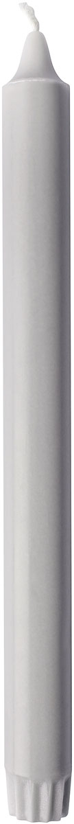 Kronenkerzen 100% Stearin, 9h , 250 x 22 mm, granite grey