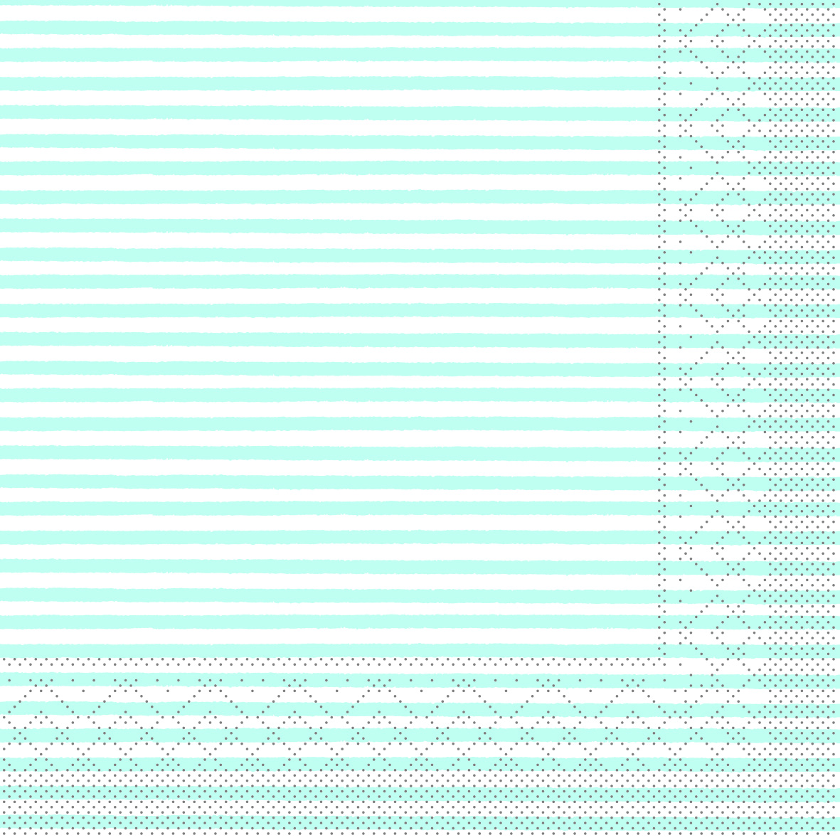 Mank Serviette 3-lagig, Tissue 1/4 Falz, 40 x 40 cm, Heiko hellblau