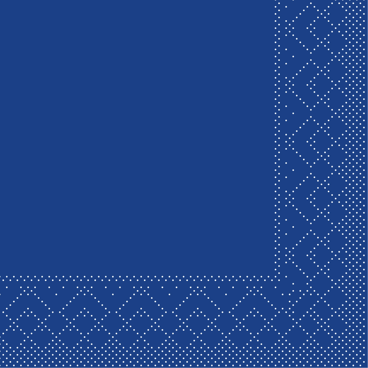 Mank Serviette 3-lagig, Tissue 1/4 Falz, 24 x 24 cm, Basic blau