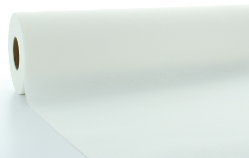 Mank Tischdeckrolle Pearl-Coating 1 x 25 m, Basic weiss