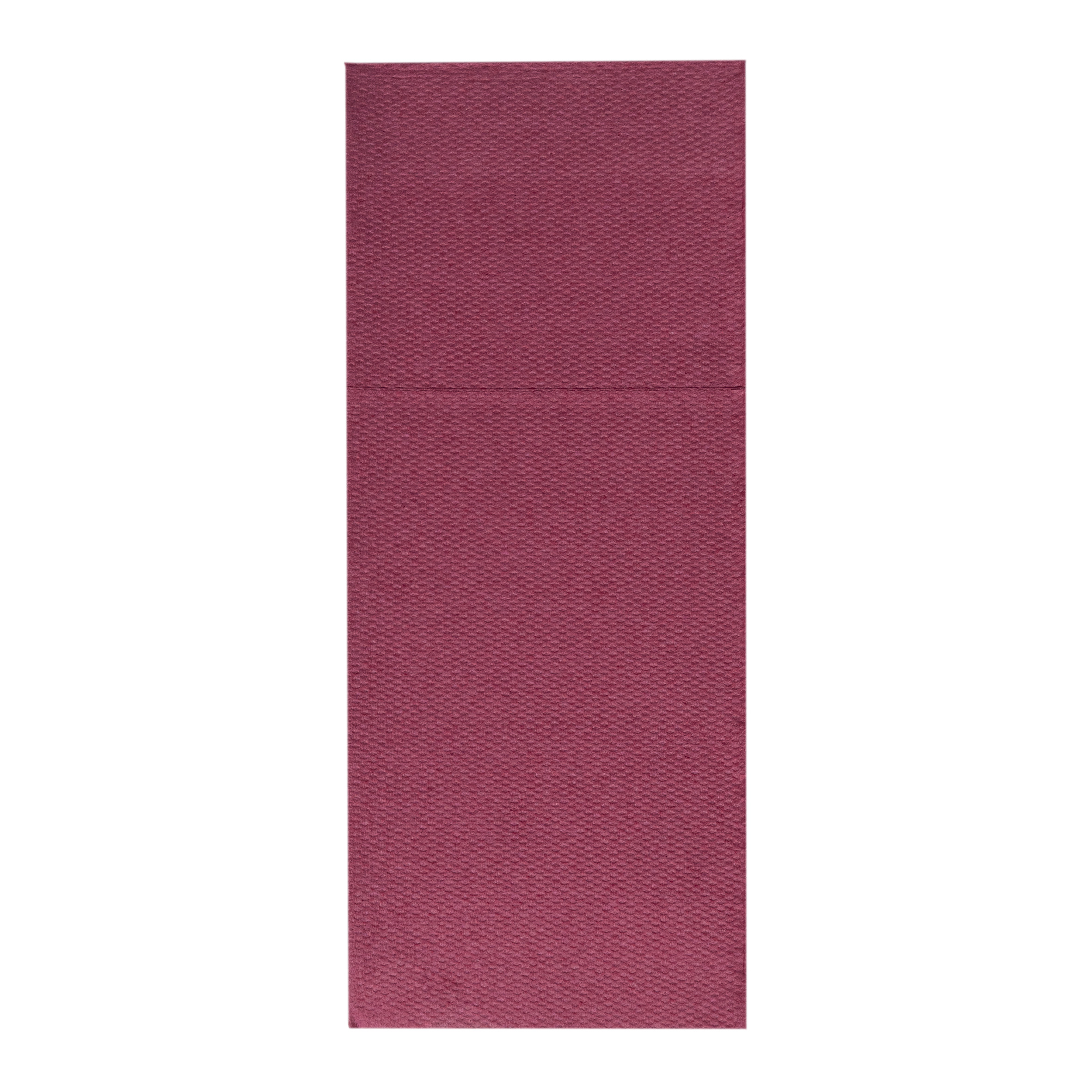 Mank Pocket-Fold-Napkins Softpoint 1/8 Falz, 40 x 33 cm, Basic bordeaux