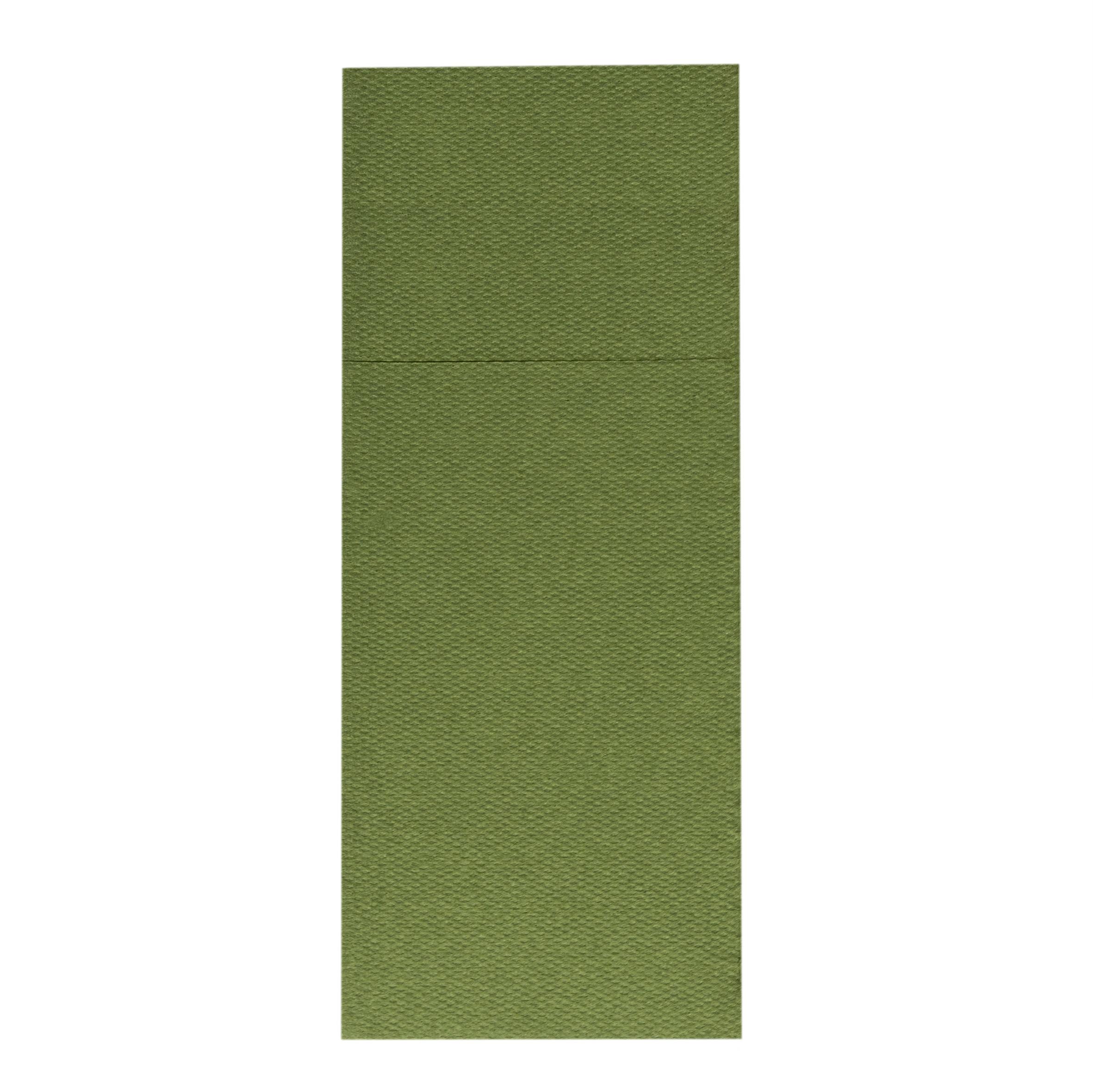 Mank Pocket-Fold-Napkins Softpoint 1/8 Falz, 40 x 33 cm, Basic oliv