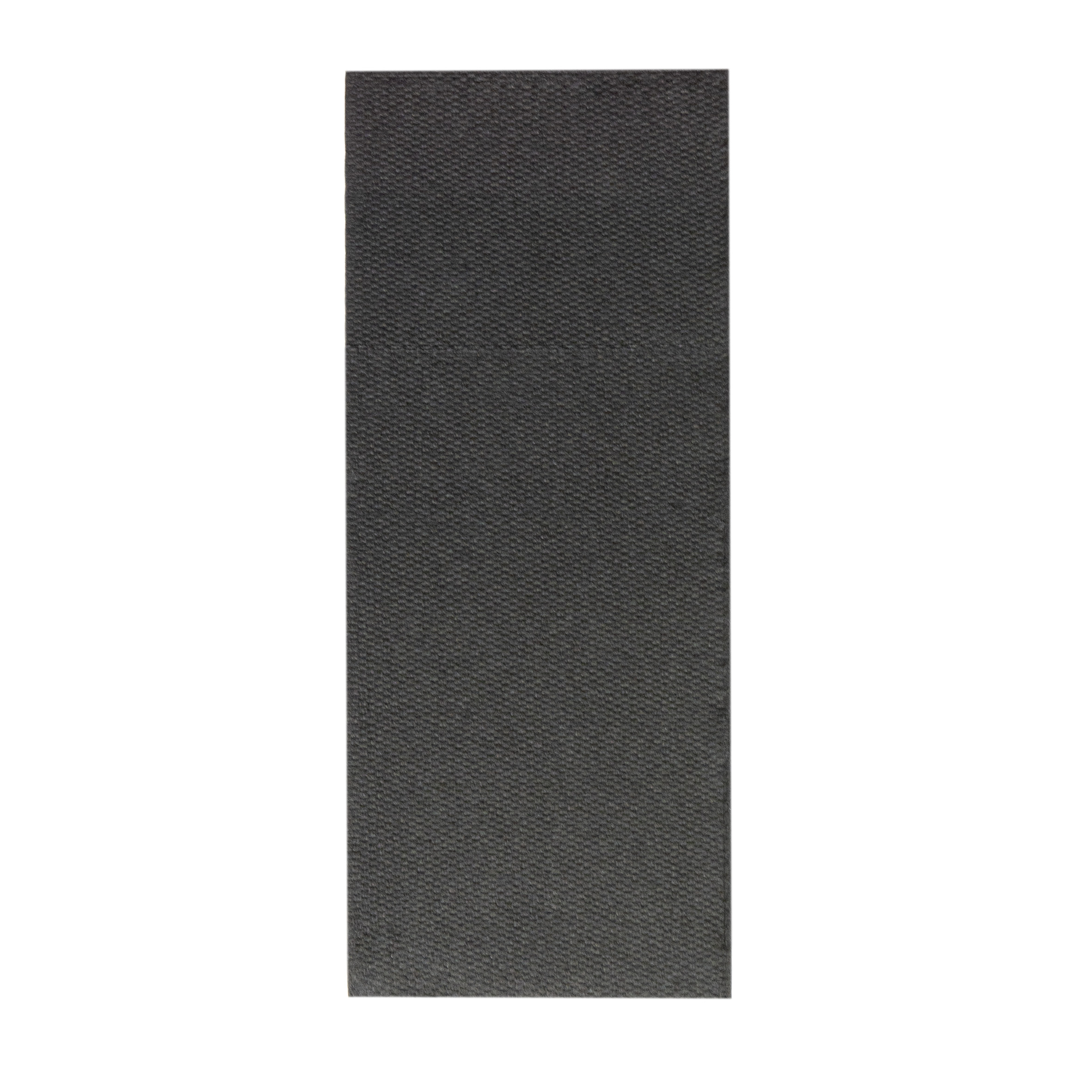 Mank Pocket-Fold-Napkins Softpoint 1/8 Falz, 40 x 33 cm, Basic schwarz
