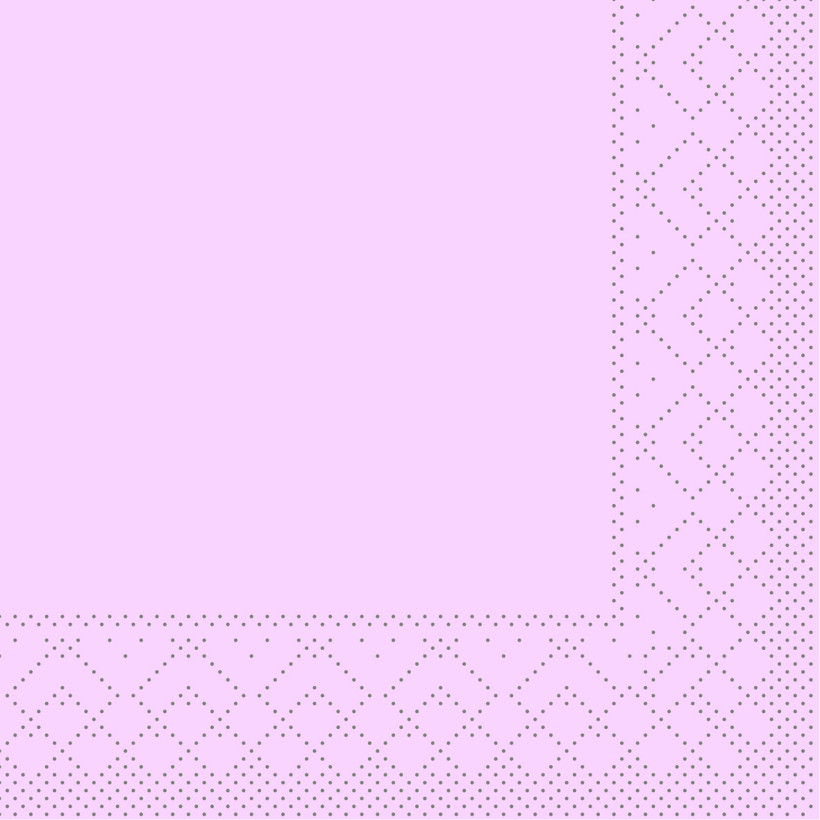 Mank Serviette 3-lagig, Tissue 1/4 Falz, 24 x 24 cm, Basic rosa