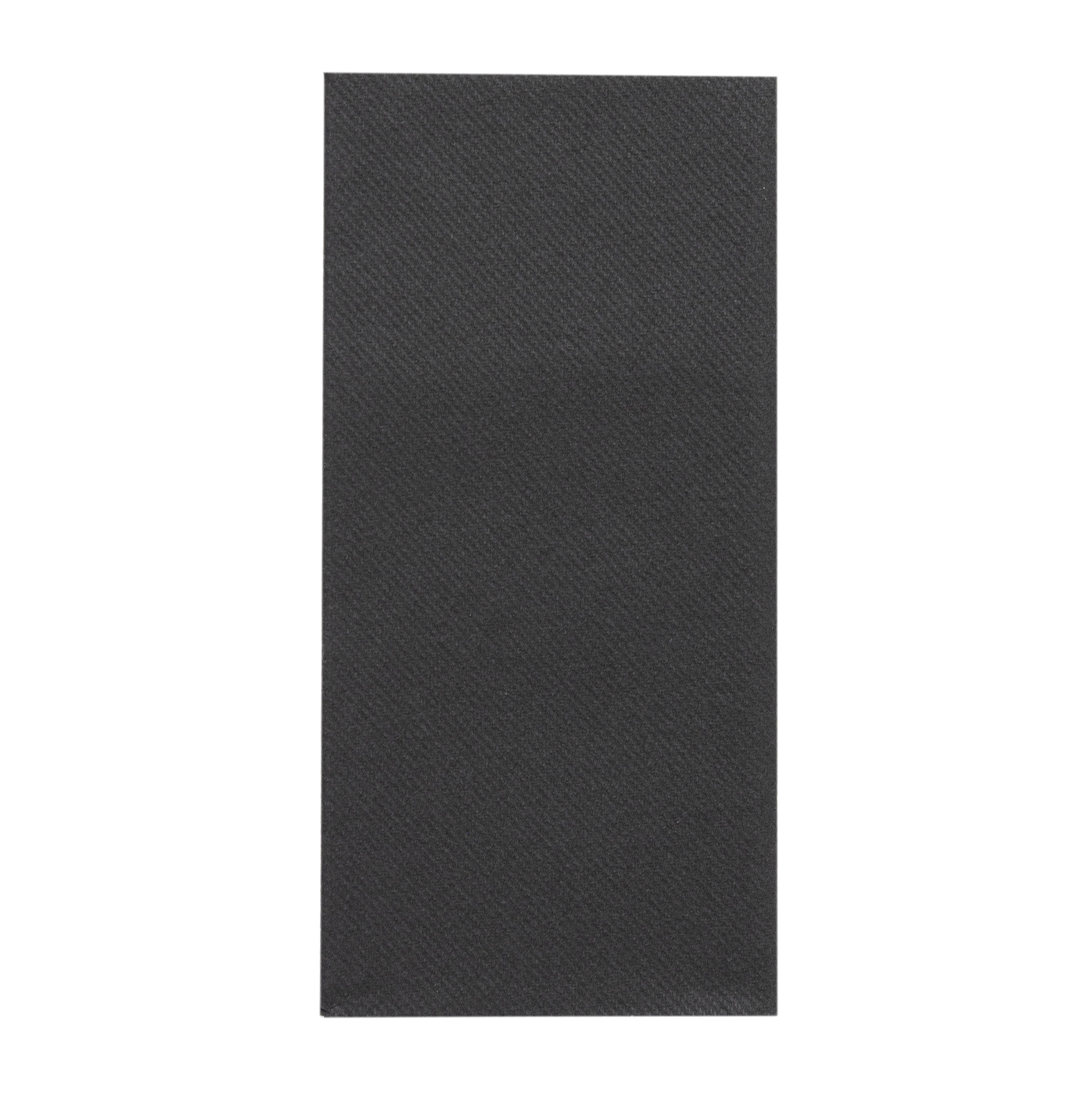 Mank Serviette Linclass-Light 1/8 Falz, 40 x 40 cm, Basic schwarz
