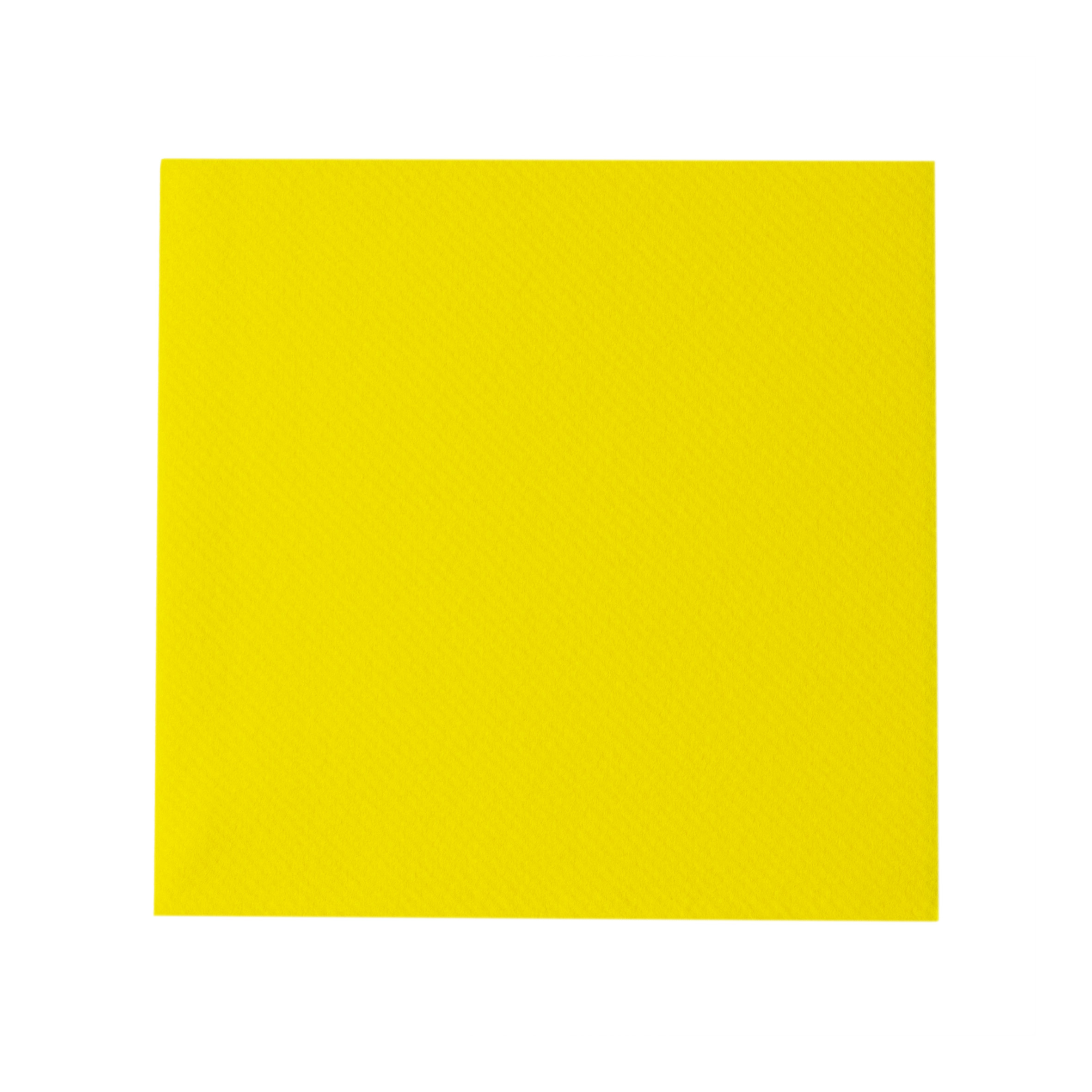 Mank Serviette Linclass-Light 1/4 Falz, 24 x 24 cm, Basic gelb