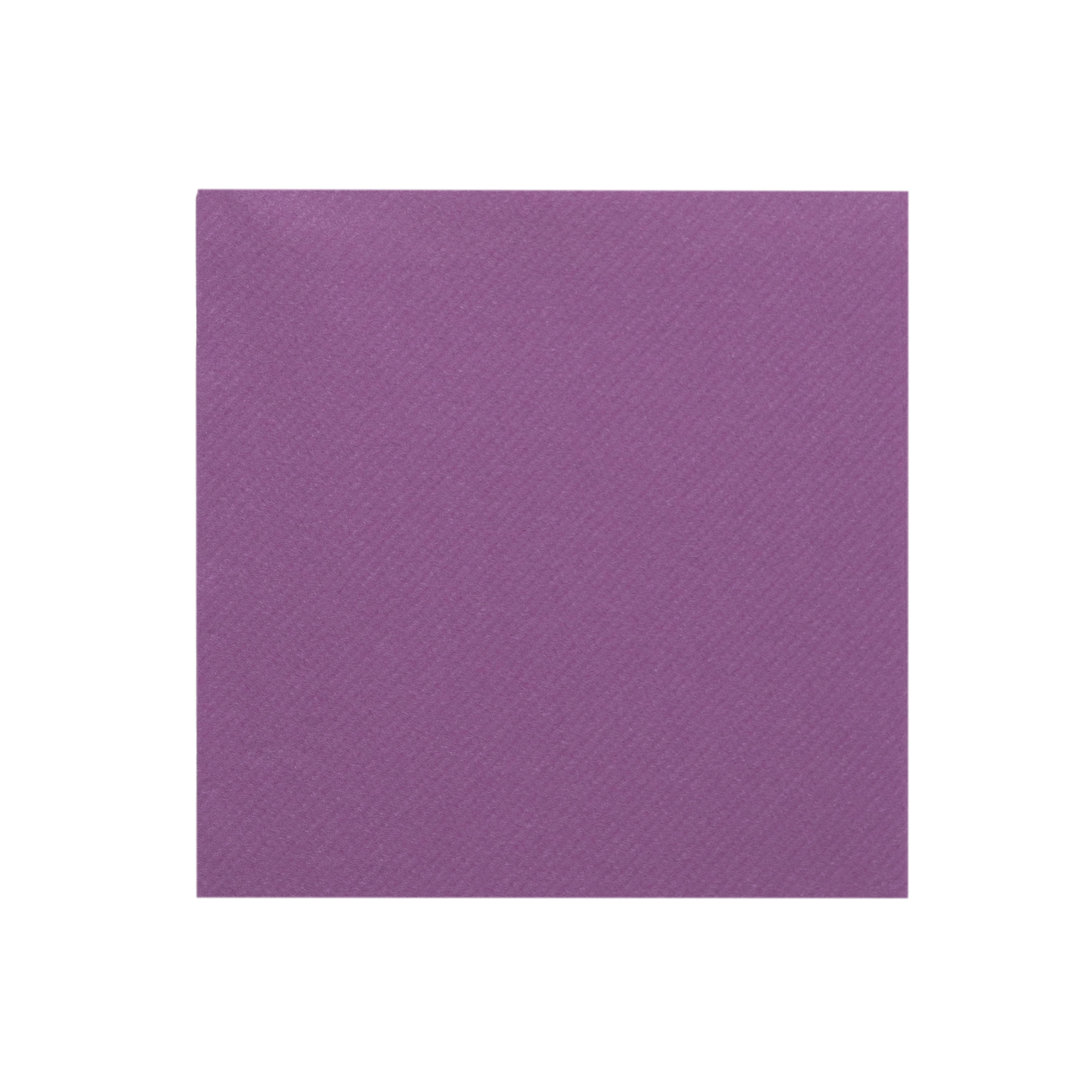 Mank Serviette Linclass-Light 1/4 Falz, 25 x 25 cm, Basic aubergine