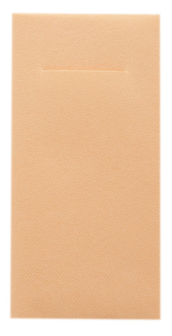 Mank Pocket-Napkins Linclass 1/8 Falz, 40 x 40 cm, Basic aprikot