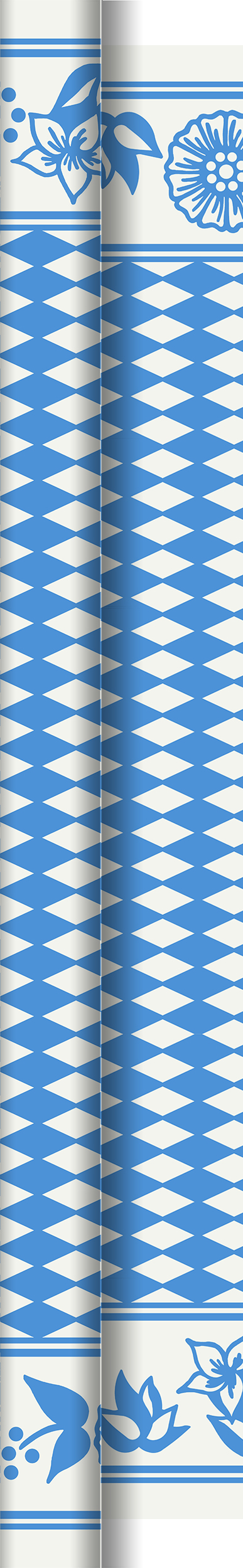 Dunicel-Tischdeckenrollen , 1,18 m x 10 m, Bayer. Raute