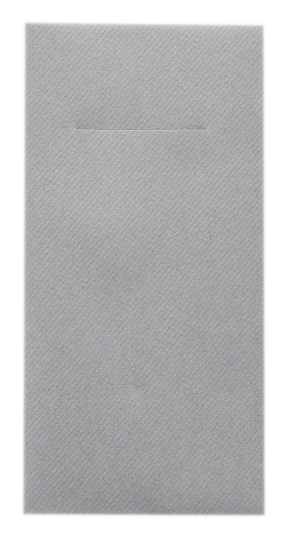Mank Pocket-Napkins Linclass 1/8 Falz, 40 x 40 cm, Basic grau
