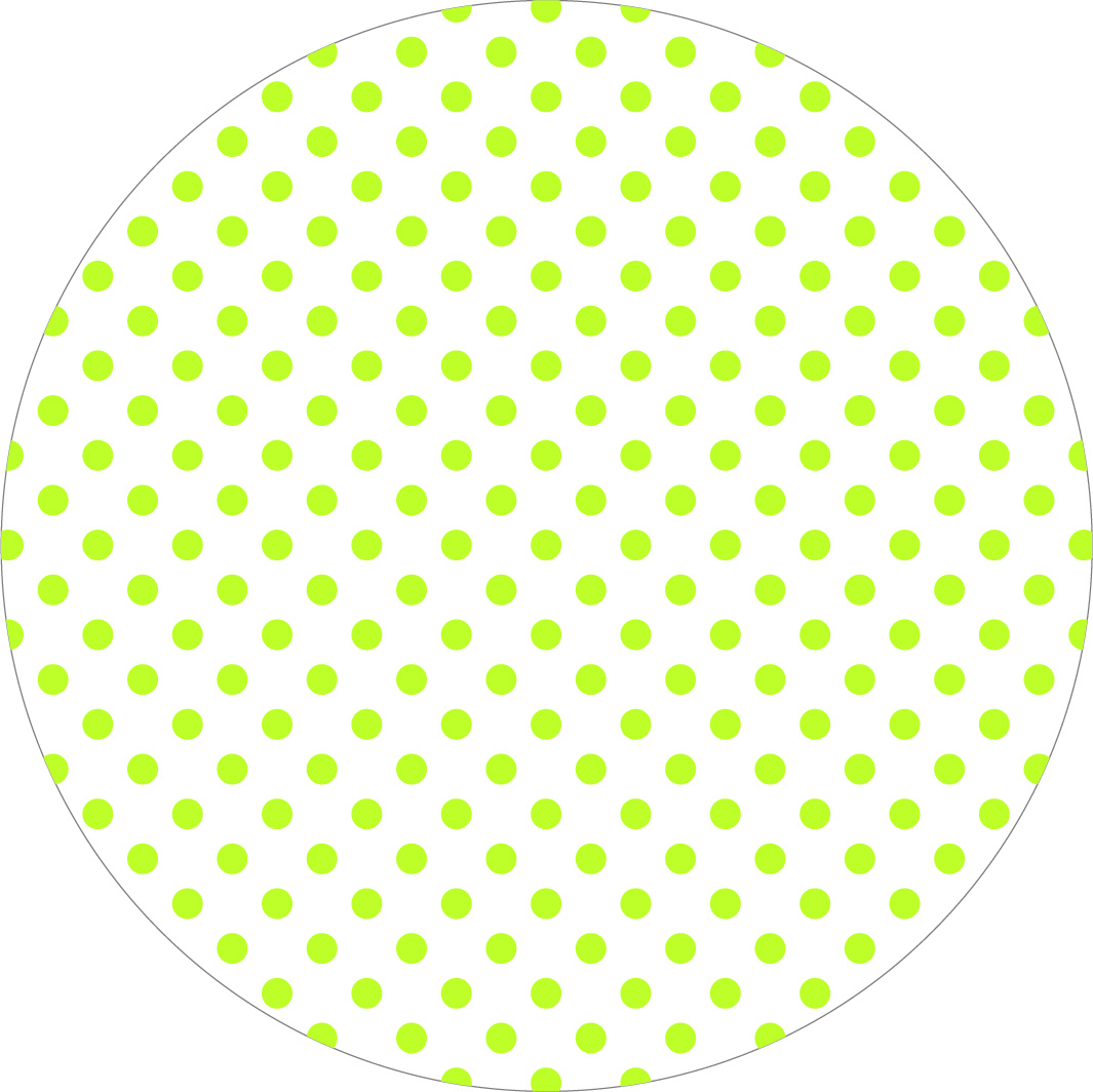 Mank Deckchen Tissue + PE 90 mm, Antonia-Punkte  Lime