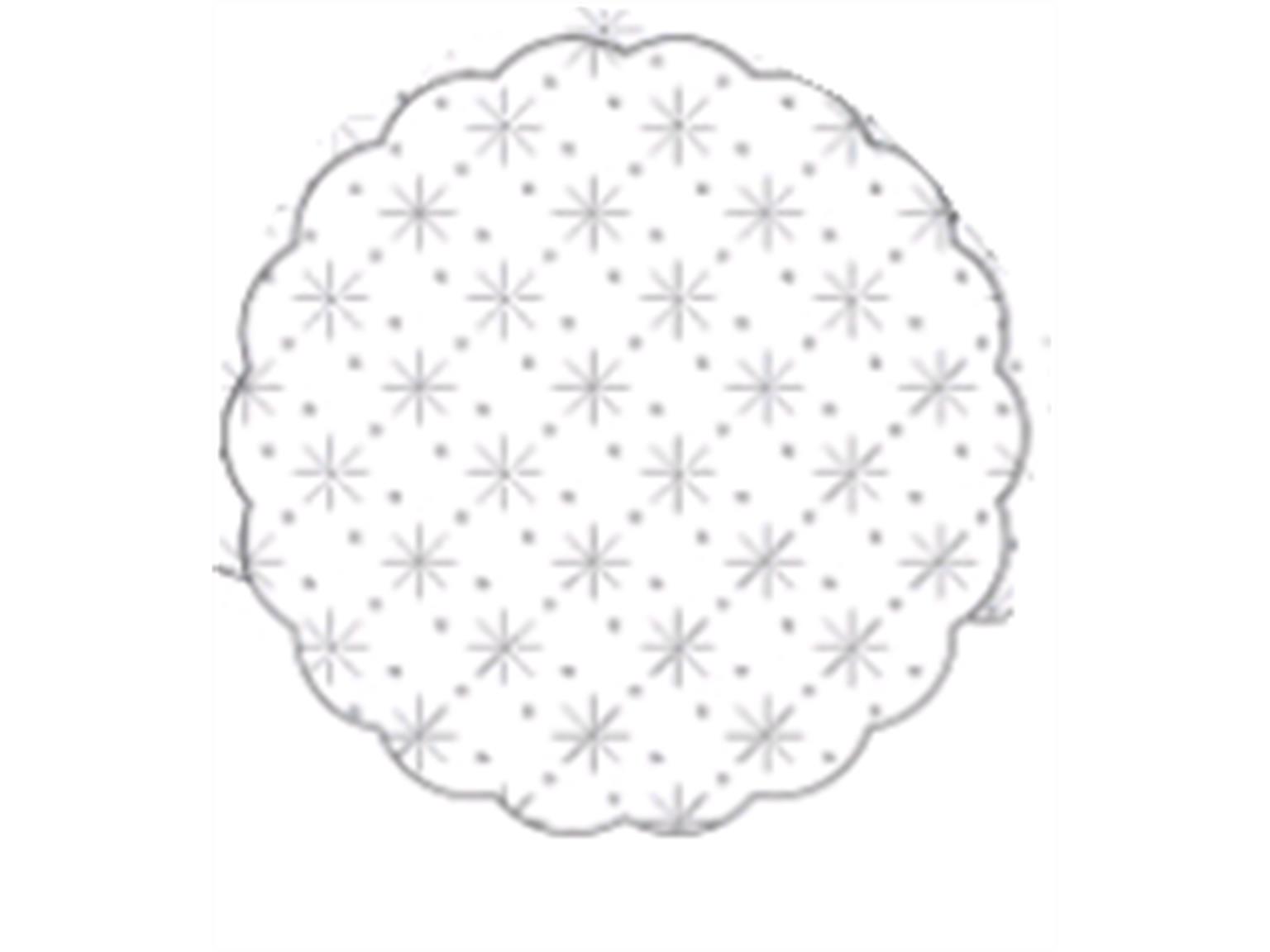Mank Deckchen 7-lagig, Tissue 240 x 170 mm, oval, Basic weiss   (Stars+Points)