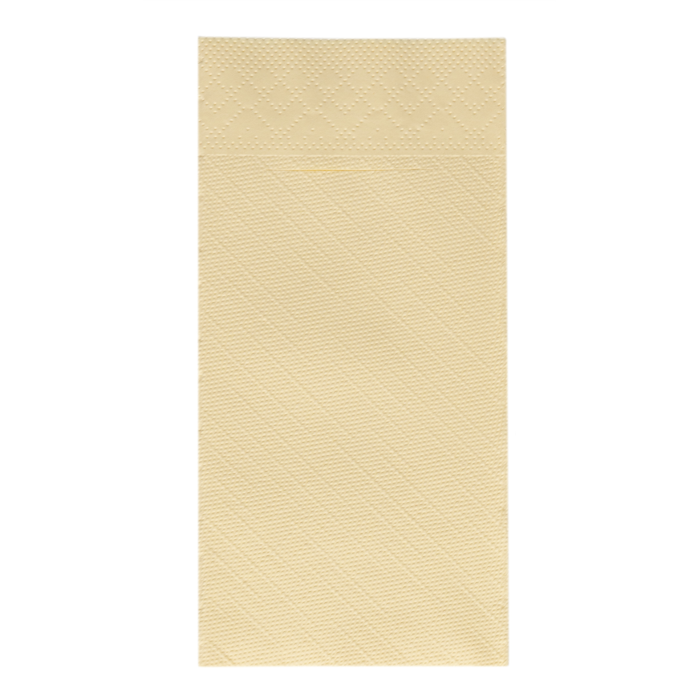Mank Pocket-Napkins 4-lagig, Tissue-Deluxe 1/8 Falz, 40 x 40 cm, Basic creme