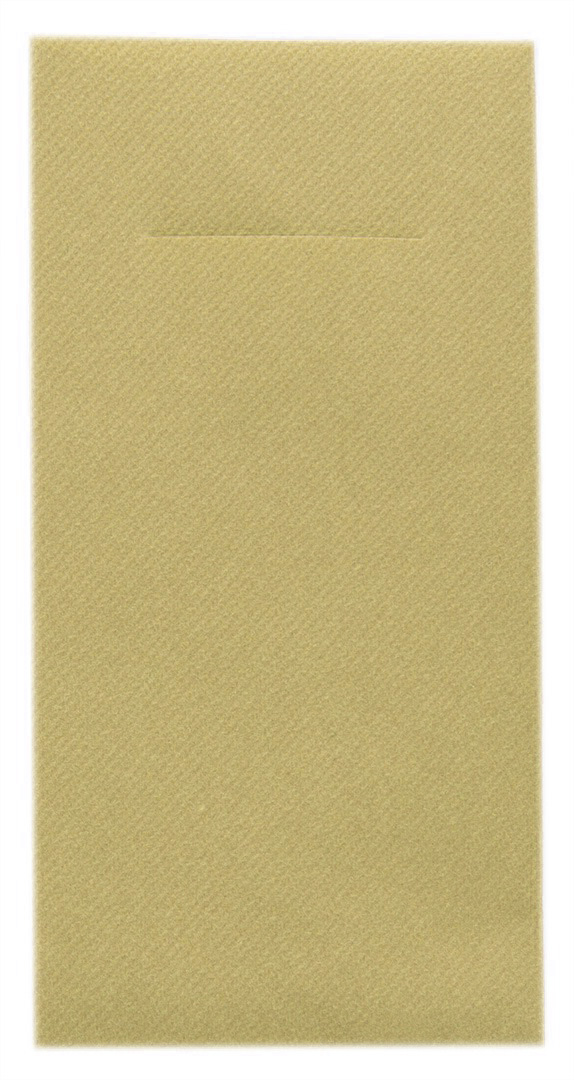 Mank Pocket-Napkins Linclass 1/8 Falz, 40 x 40 cm, Basic naturbraun