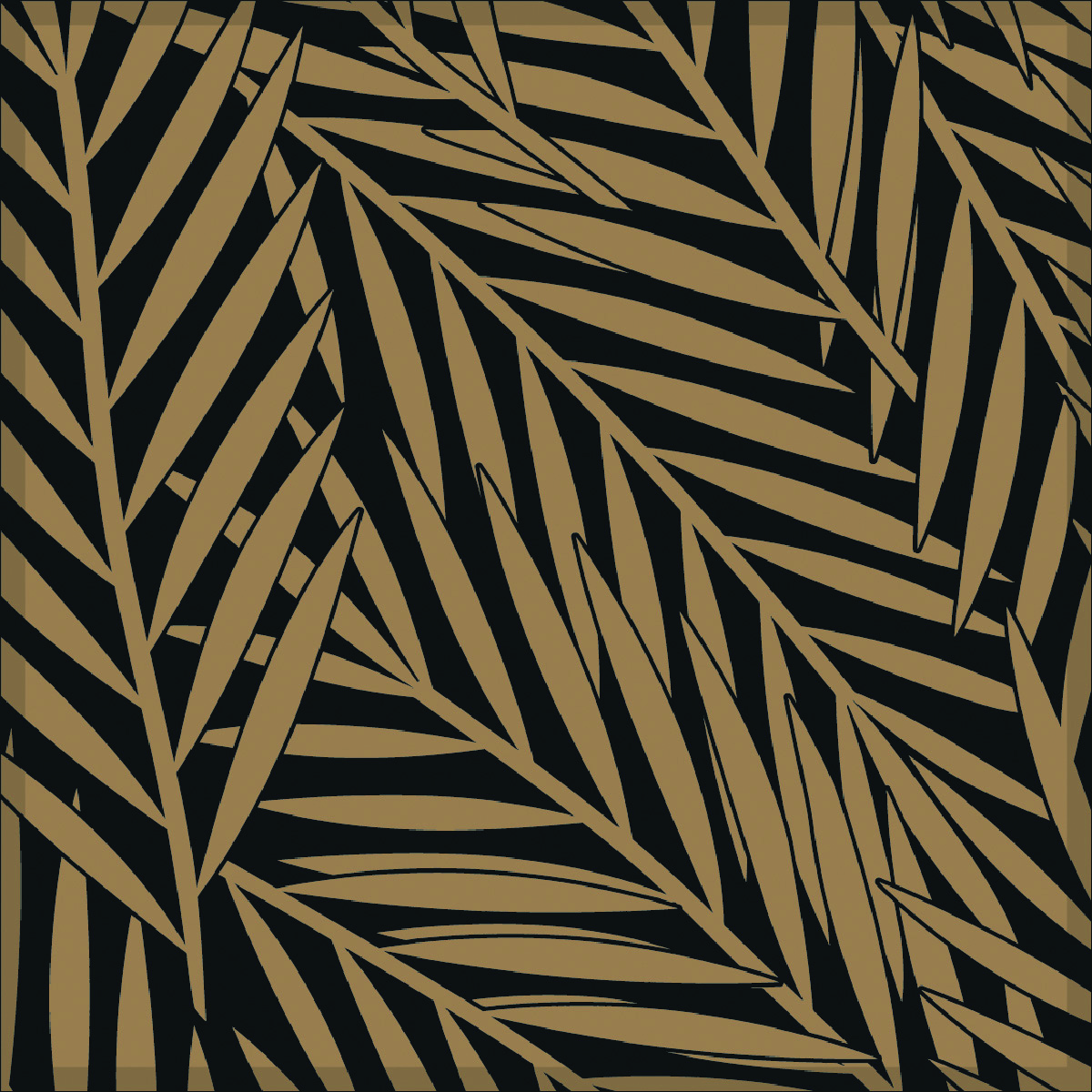 Mank Deckchen 9-lagig, Tissue 95 x 95 mm, Botanic gold