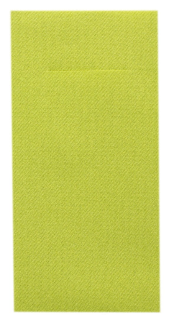 Mank Pocket-Napkins Linclass 1/8 Falz, 40 x 40 cm, Basic kiwi