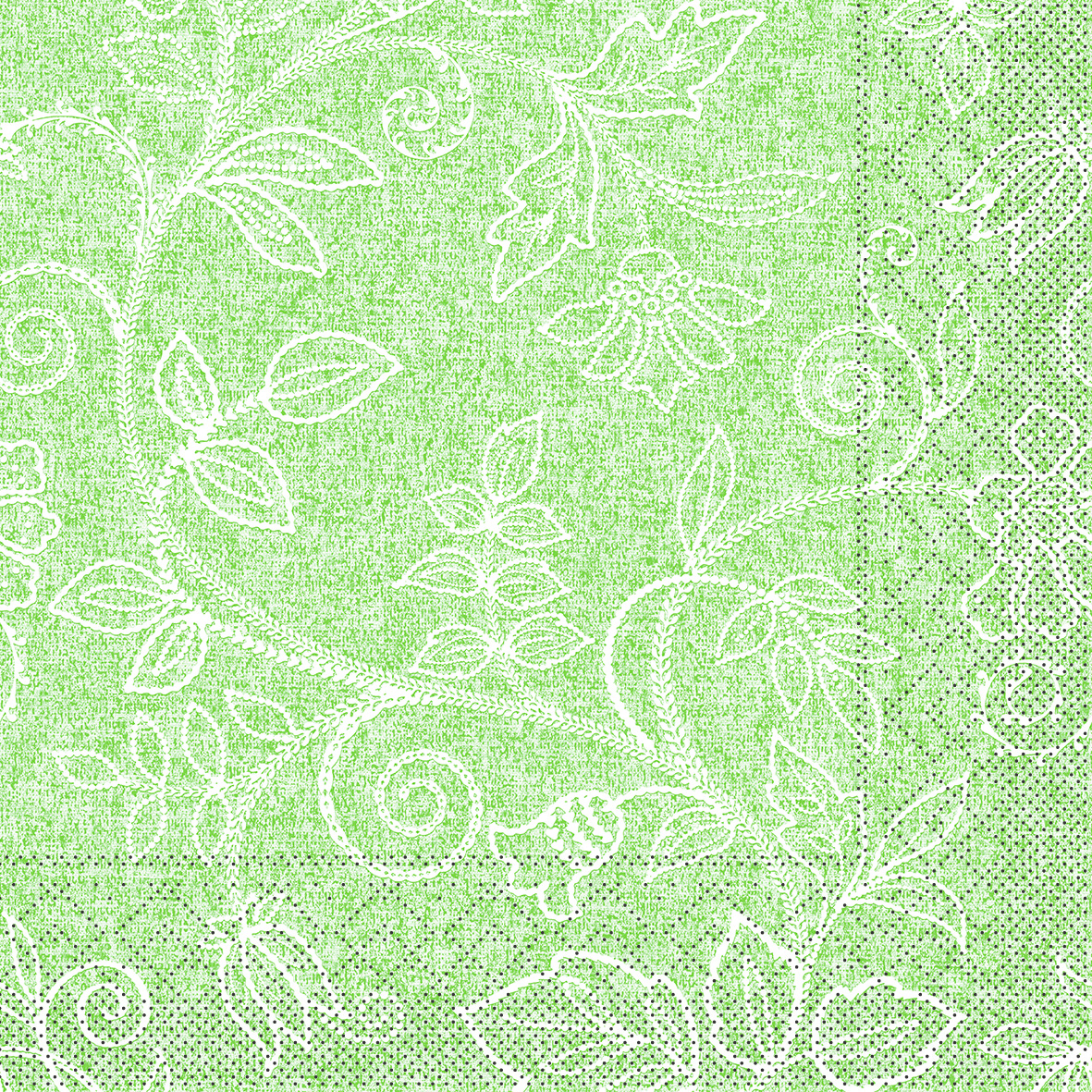 Mank Serviette 3-lagig, Tissue 1/4 Falz, 40 x 40 cm, Darlyn oliv
