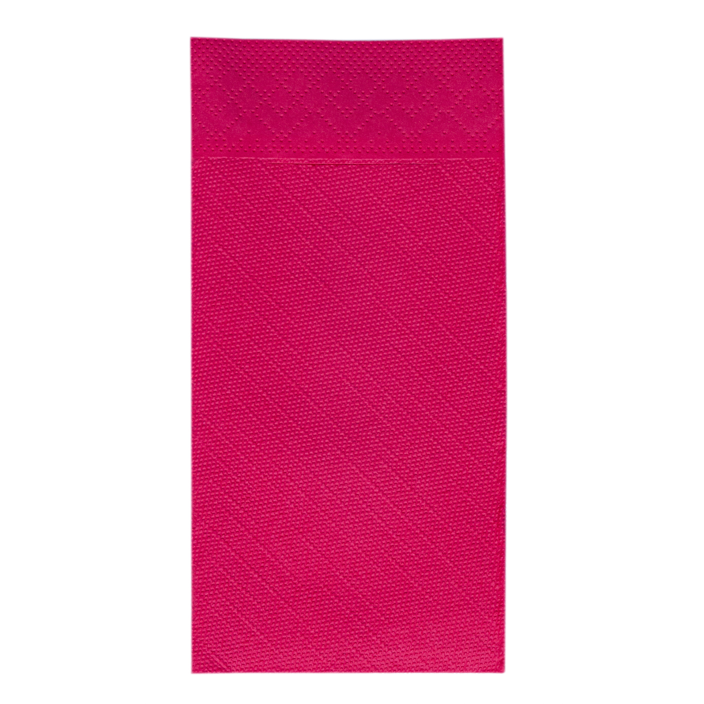 Mank Pocket-Napkins 4-lagig, Tissue-Deluxe 1/8 Falz, 40 x 40 cm, Basic rot
