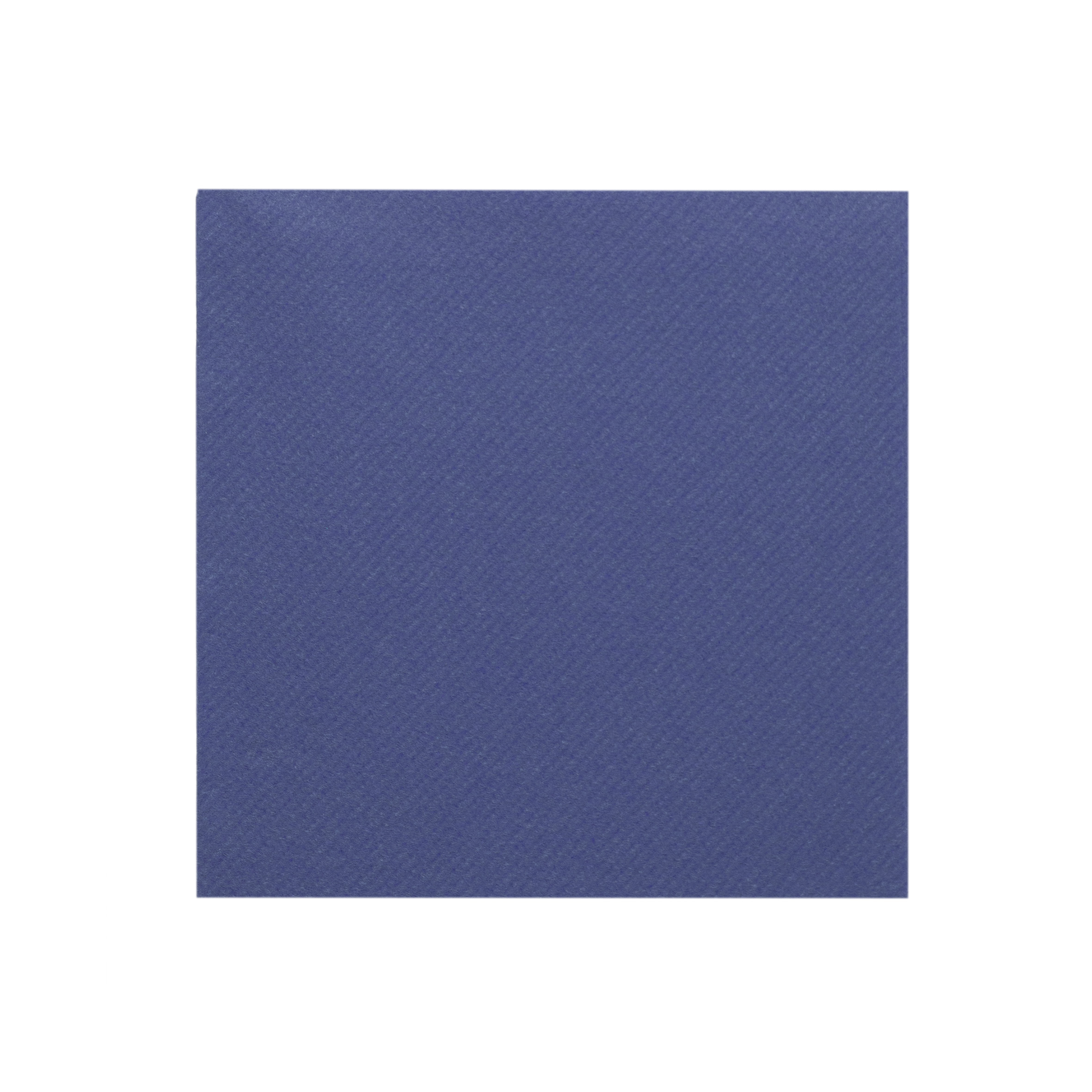 Mank Serviette Linclass-Light 1/4 Falz, 25 x 25 cm, Basic royalblau